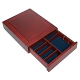 SAFE 6880 Sammelkassette Sammelbox Münzbox Setzkasten aus edlem Holz incl. 6 Stege für Münzen 100 Goldeuros im original Etui - Mineralien Ü-Eier Kleinfiguren Parfümflacons usw.